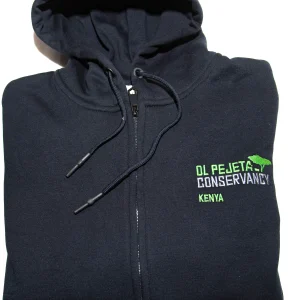 Zipped Hoodie (Navy)